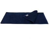Sensepura Sporthandtuch Sporthandtuch Schweißtuch 30x145 cm marineblau, Frottee (1-St), Baumwolle, saugstark und schnell trocknend blau