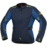 IXS Lane ST-Plus, Textiljacke wasserdicht Damen - Dunkelblau/Blau/Gelb - XL