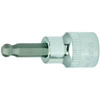 KS Tools 3/8" CHROMEplus Bit-Stecknuss Innensechskant,Kugelkopf,3mm