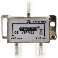 Schwaiger 2-fach Verteiler 4dB (VTF7822 531)