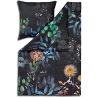 ESTELLA Mako-Satin Bettwäsche Midnight Multicolor 1 Bettbezug 155 x 220 cm + 1 Kissenbezug 80 x 80 cm