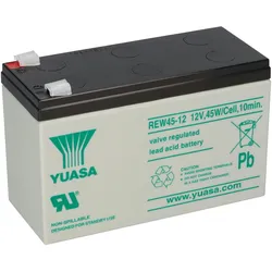 Yuasa Blei-Akku REW45-12 Pb 12V / 8Ah Hochstrom, Faston 6,3