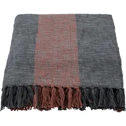 Ponra Tagesdecke 130 x 180 cm, verbranntes Rot
