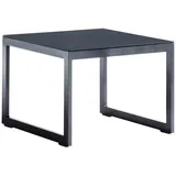 Sieger Loungetisch mit Glasplatte 60x60x44 cm