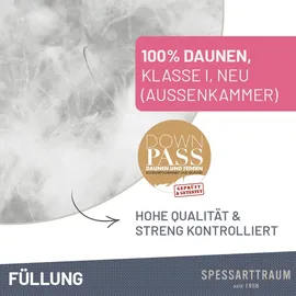 SPESSARTTRAUM Laax Kissen 40 x 80 cm Weiß