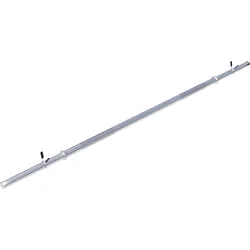Langhantelstange Chrom 170 cm mit Federverschluss. Langhantel. Hantelstange silber|silber 10kg