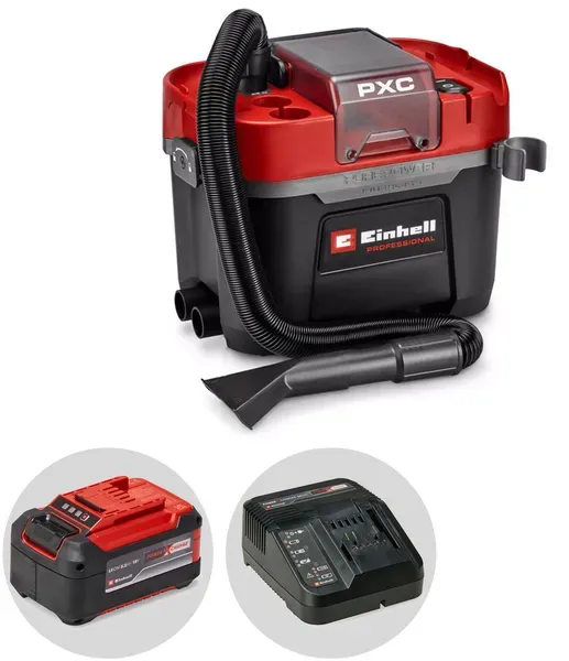 Einhell TP-VC 18/10 Li BL - Akku-Nass-Trockensauger - 18V 5.2Ah