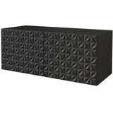 altdecor VIRA Lowboard 100 cm x 40 cm x 40 cm Schwarz Holz