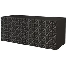 altdecor VIRA Lowboard 100 cm x 40 cm x 40 cm Schwarz Holz
