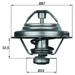 Thermostat Kühlmittel MAHLE TX 24 80D