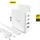 DUDAO GaN 100W Schnellladegerät 2 x USB-C / 2 x USB Dudao A100EU – weiß