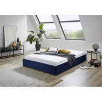Westfalia Schlafkomfort Polsterbett "Osaka", blau (königsblau), B:145cm L:205cm, Bezug: