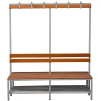 Proregal Sitzbank Seal | Freistehend | Grau/Buche | Doppelseitig
