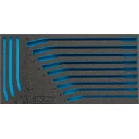 HAZET Schaumstoffeinlage ohne Bestückung 342 mm x 172 mm mehrfarbig