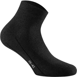 Rohner Socks Sneaker Plus Sneakersocken 3er Pack Schwarz 39-42