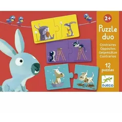 Djeco: Puzzle-Duo - Gegensätze