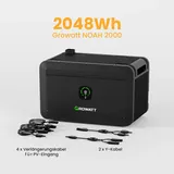 Growatt NOAH 2000 Solarspeicher für Balkonkraftwerk