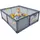 Relaxdays Laufstall Baby mit 50 Bällen Grau