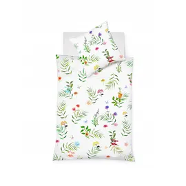 FLEURESSE Wendebettwäsche Mako-Satin bunt 135 x 200 cm + 80 x 80 cm