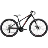 Bikestar Mountainbike, 21 Gang, Shimano, RD-TY300 Schaltwerk, Kettenschaltung, für Damen und Herren, Kettenschaltung, 13904866-36 rot 27,5 Zoll (69,85cm),