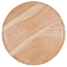 ib laursen Tablett Teller Akazienholz, Ø 29 cm, Höhe 2 cm, Natur