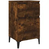 vidaXL Nachtschrank Räuchereiche 40 x 35 x 70 cm Braun