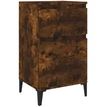 vidaXL Nachtschrank Räuchereiche 40 x 35 x 70 cm Braun