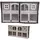 nanook shop Kaninchenstall 215 x 53 x 105 cm schwarz