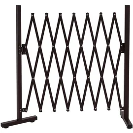 Mendler Absperrgitter 103 x 200 cm Braun Stahl
