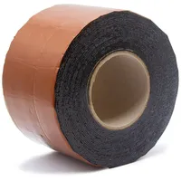 SILISTO Bitumenband Reparaturband kupfer, 15cm x 10m, wasserdicht, selbstklebend