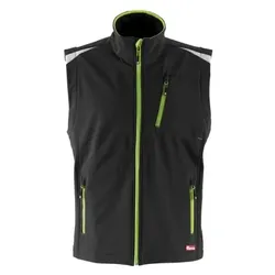Wetter- und Kälteschutzweste 24, schwarz/lindgrün, Größe XL - grün - XL