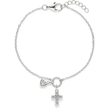 s.Oliver Elegantes Armband aus 925er Sterlingsilber silber 16 cm