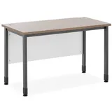 Fromm & Starck Bürotisch - 120 x 60 cm braun/grau