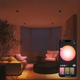 Philips Hue Essential Kit: Bridge + 3 GU10 smarte Lampen Starterset RGB