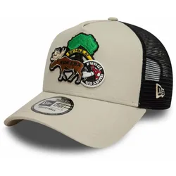 NEW ERA A-Frame Trucker Cap Outdoor Patch - Stone - STK
