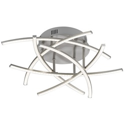 Fischer & Honsel LED-Deckenleuchte "CROSS TW" 6 flg. x 4W CCT Ø 550mm
