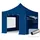 TOOLPORT Faltpavillon 3 x 3 m inkl. Seitenteile blau 582584