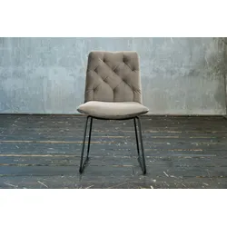 KAWOLA Stuhl CHARME Esszimmerstuhl Velvet sand