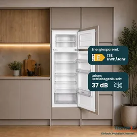 Homex CFB2051E Einbau-Kühlgefrierkombination (205 l, 1450 mm hoch, Weiß)