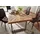FineBuy Esstisch 200 x 76,5 cm braun
