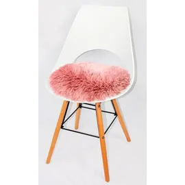 Heitmann-Felle Stuhlkissen Lamm Ø 45 cm Lila