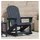 vidaXL Adirondack-Schaukelstuhl 73,5 x 92 x 90 cm blau 1 St.