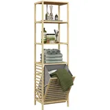 Homcom Badezimmerregal Bambus,