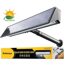 solarsys Solarleuchte schwarz 400 Lumen wetterfest inkl. Dämmerungssensor