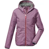 Damen Funktionsjacke/Outdoorjacke mit Kapuze, packbar KOS 3 WMN JCKT, dunkelrose, 46, 38237-000