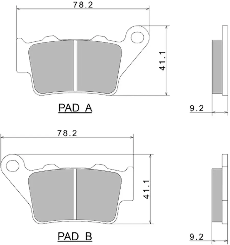 Nissin A0660 2p-275ns 225106044 Bremsbeläge - Multicolor - One Size