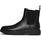 FitFlop Skandi Tumbled-Leather Herren Schwarz 41