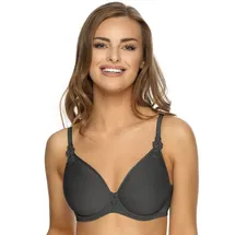 VIANIA! Bügel-BH 211400 Betty gemoldete Spacercups schmale Träger Farbe Grau Graphite, Größe:75, Cup:G - 75G