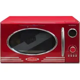 Nostalgia Retro Mikrowelle, rot, 800 Watt - Rot