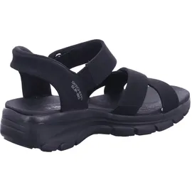 SKECHERS Easy Going Somewhere Sunny schwarz, Sandal Gr. 40